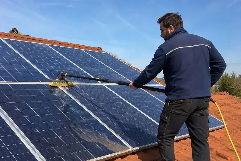 Nettoyage et entretien de panneaux solaires à Toussieux